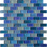 Glass Luster Aqua Blue Mosaic Polished 1