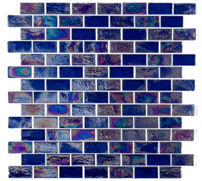 Glass Novelty Lumi Blue Mosaic Polished 1