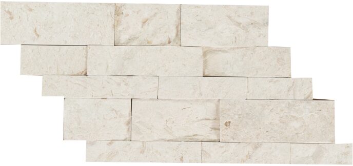 Limestone Shell Beach Panel Mosaic Raw Finish 1
