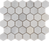 Marble Snow White Mosaic Polished 1