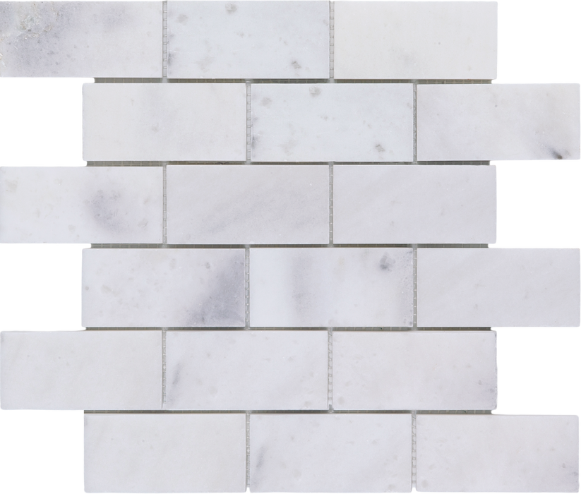 Marble Snow White Mosaic Polished 1