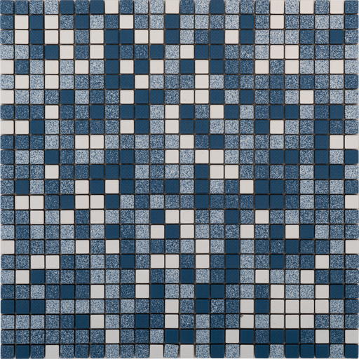 Porcelain Mix Denim Avio Mosaic Matte 1