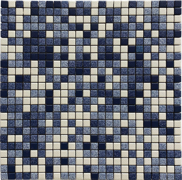 Porcelain Mix Denim Oltremare Mosaic Matte 1