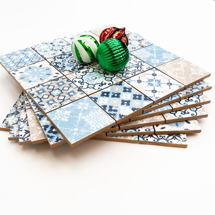Porcelain Spring Azzurro  Mosaic Glossy 2