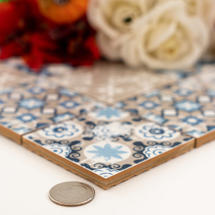 Porcelain Spring Azzurro  Mosaic Glossy 3