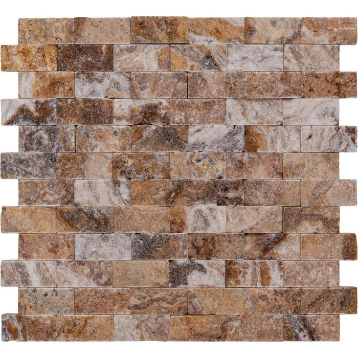 Travertine Escabesa Mosaic Split Face 2