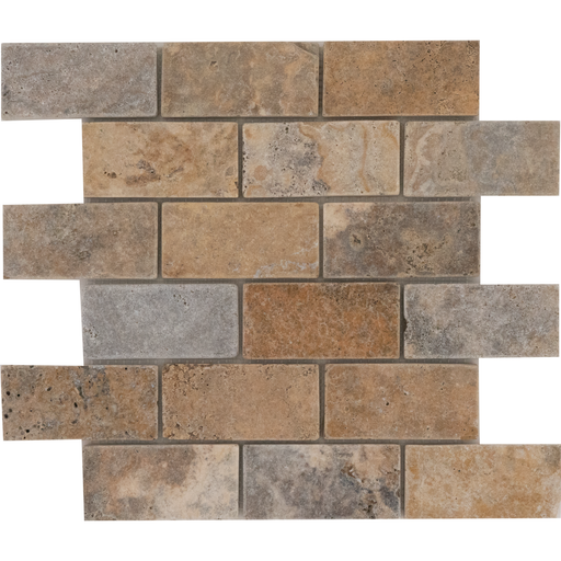 Travertine Escabesa Mosaic Tumbled 1