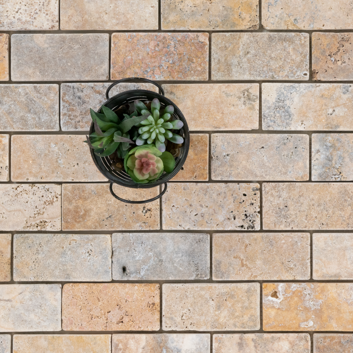 Travertine Escabesa Mosaic Tumbled 3