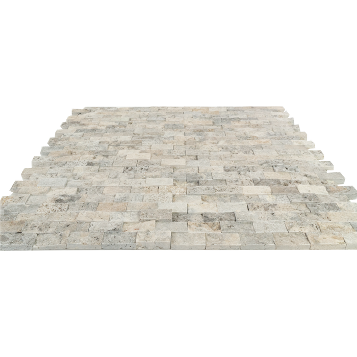 Travertine Nordic Silver Mosaic Split Face 2