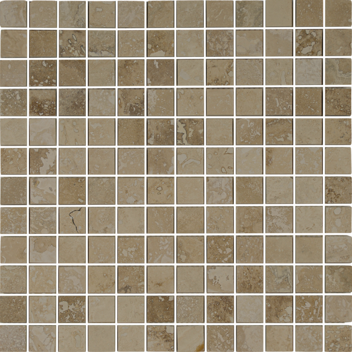 Travertine Tiramisu Mosaic Honed 1