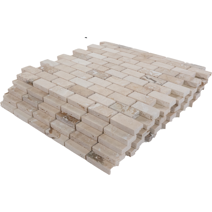 Travertine Tiramisu Mosaic Honed 3
