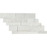 Marble Snow White Mosaic Split Face 1