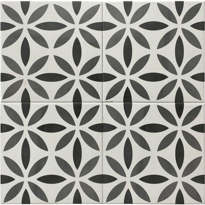 Porcelain Aquarel Deco Antares Grigio Tile Matte 1