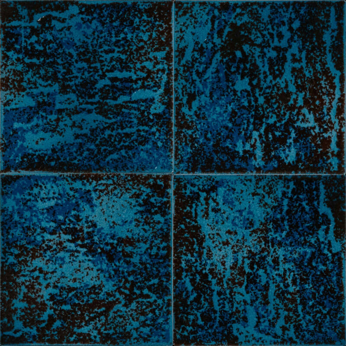 Porcelain Metalli Azurro Tile Glossy 1