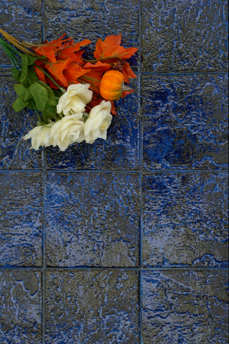 Porcelain Metalli Blue Tile Glossy 5