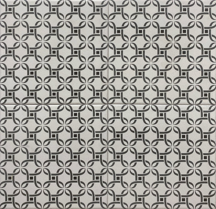 Porcelain Aquarel Deco Mizar Grigio Tile Matte 1