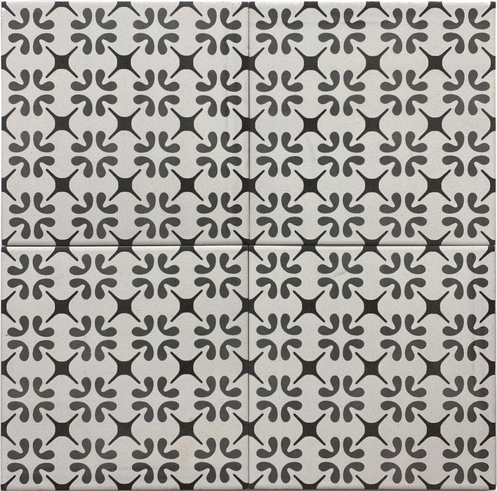 Porcelain Aquarel Deco Polaris Grigio Tile Matte 1