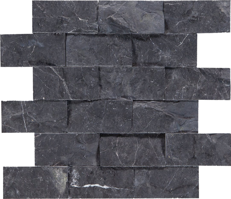 Marble Black Mosaic Split Face 1