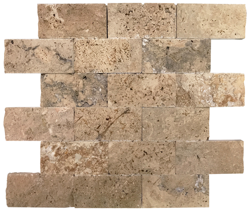 Travertine Tuscany Rustic Mosaic Split Face 1