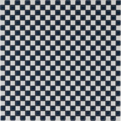 Porcelain Dama Dark Blue Mosaic Matte 1