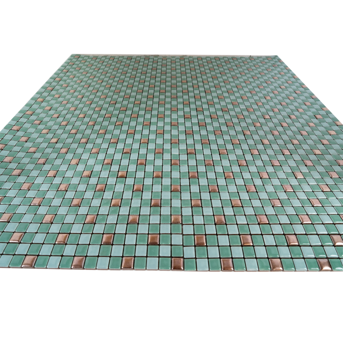 Porcelain Trio Aquamarine  Mosaic Glossy 2