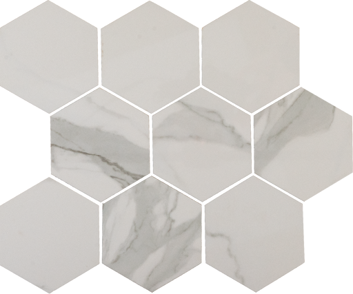 Porcelain Statuario Mosaic Polished 1