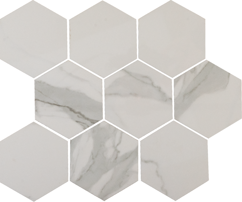 Porcelain Statuario Mosaic Polished 1
