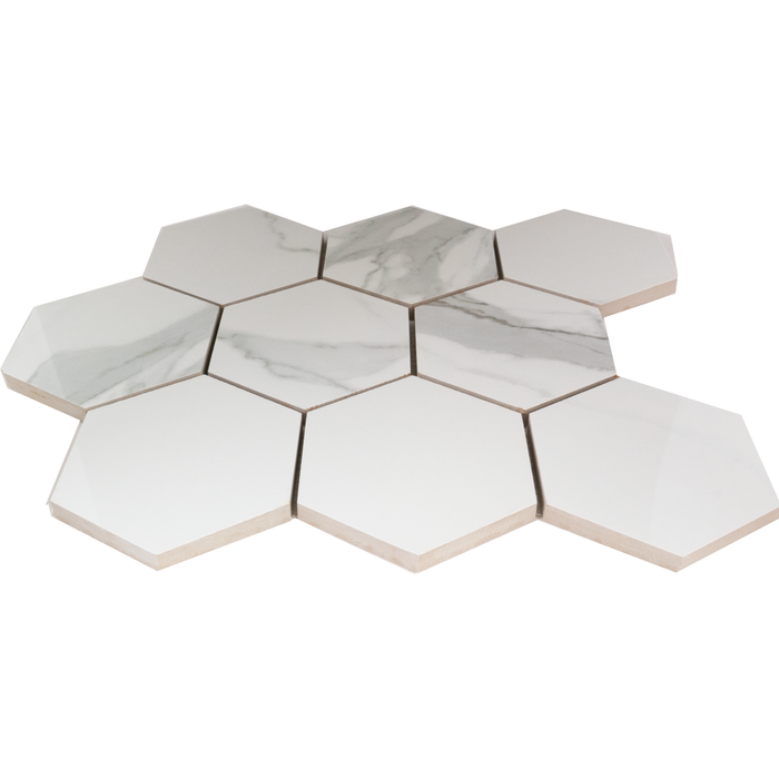 Porcelain Statuario Mosaic Polished 2