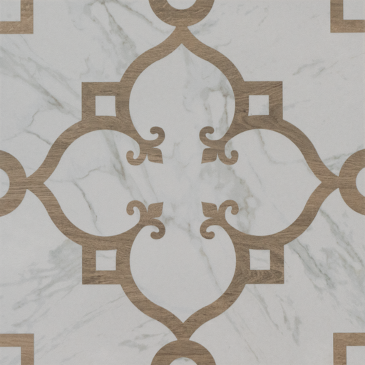 Porcelain Marble and Wood Decoro 2 Tile Matte 1