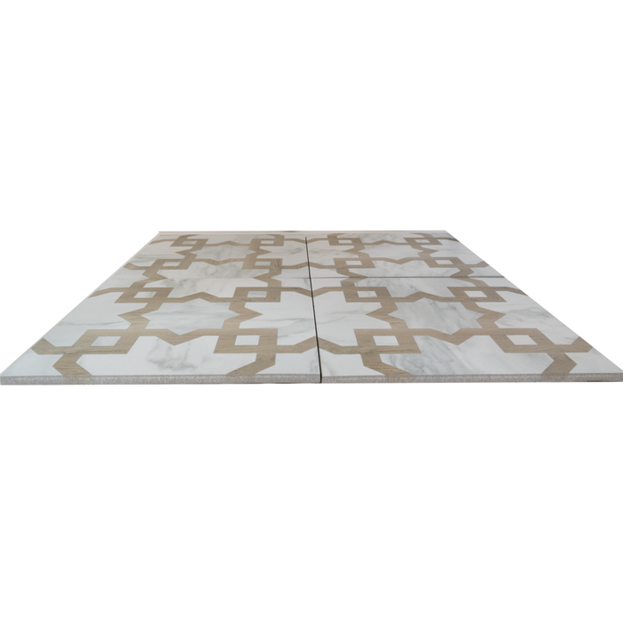 Porcelain Marble and Wood Decoro 4 Tile Matte 2