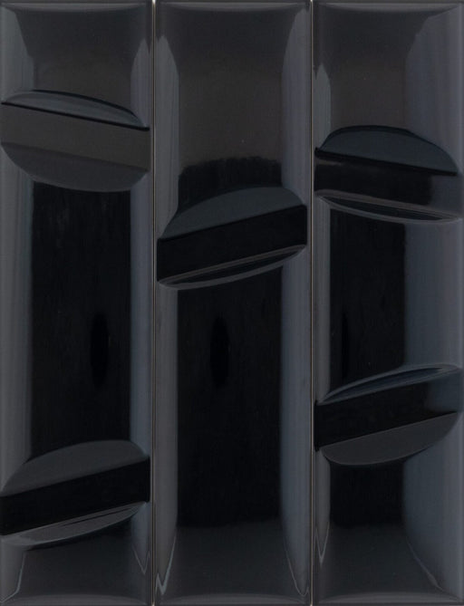 Ceramic Volume No.1 Black Tile Polished 1