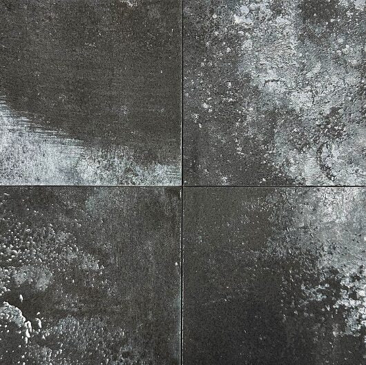 Porcelain Beach Black Tile Glossy 2