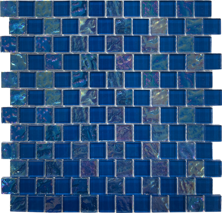 Glass Bahama Blue Mosaic Polished 1