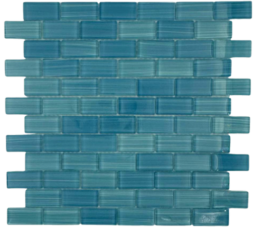 Glass Seafoam Splash Mosaic Polished 1