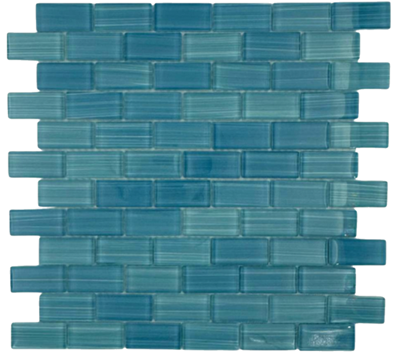 Glass Seafoam Splash Mosaic Polished 1