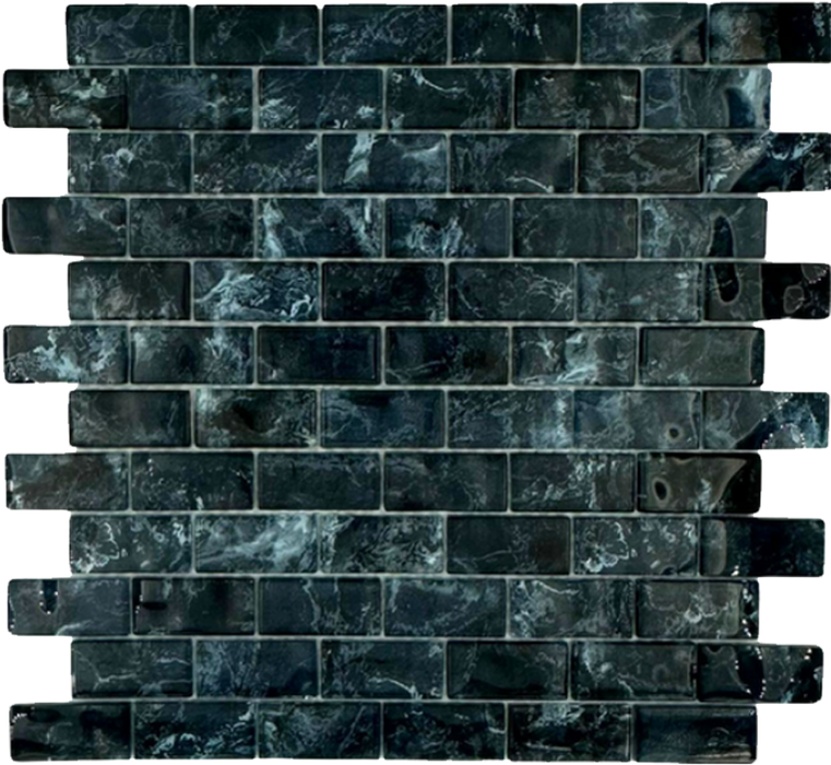 Glass Midnight Onyx Mosaic Polished 1