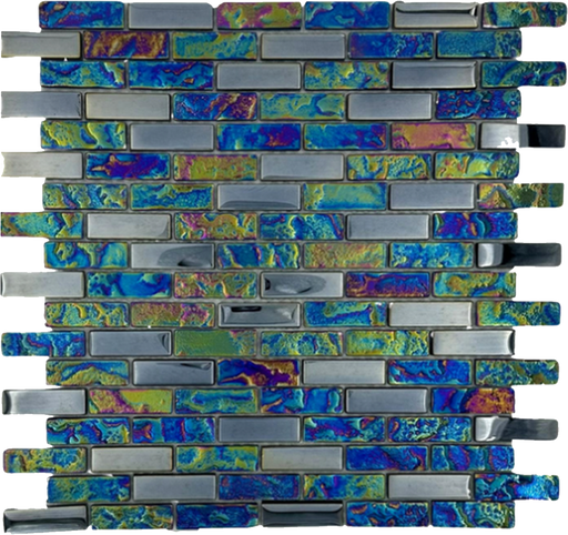 Glass Coastal Cove Mosaic Polished 1