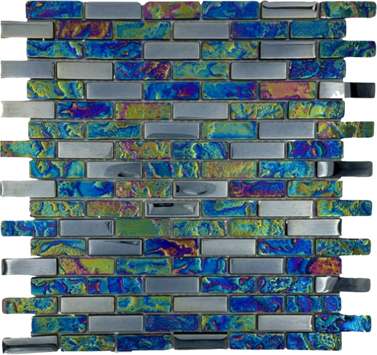 Glass Coastal Cove Mosaic Polished 1