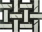 Porcelain Marquina White-Black Mosaic Polished 1