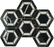 Porcelain Marquina B/W Double Mosaic Polished 1