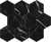 Porcelain Marquina Black Mosaic Polished 1