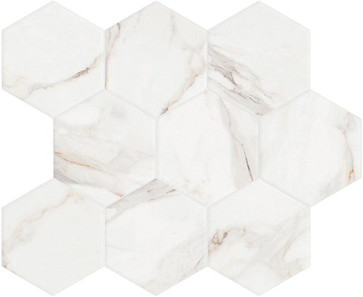 Porcelain Calacatta Mosaic Polished 1