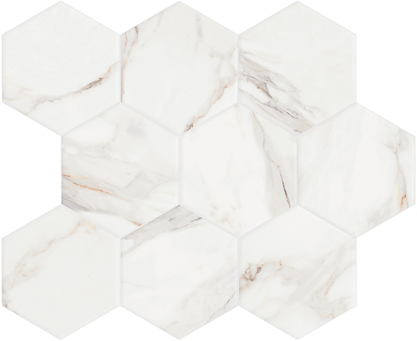 Porcelain Calacatta Mosaic Polished 1