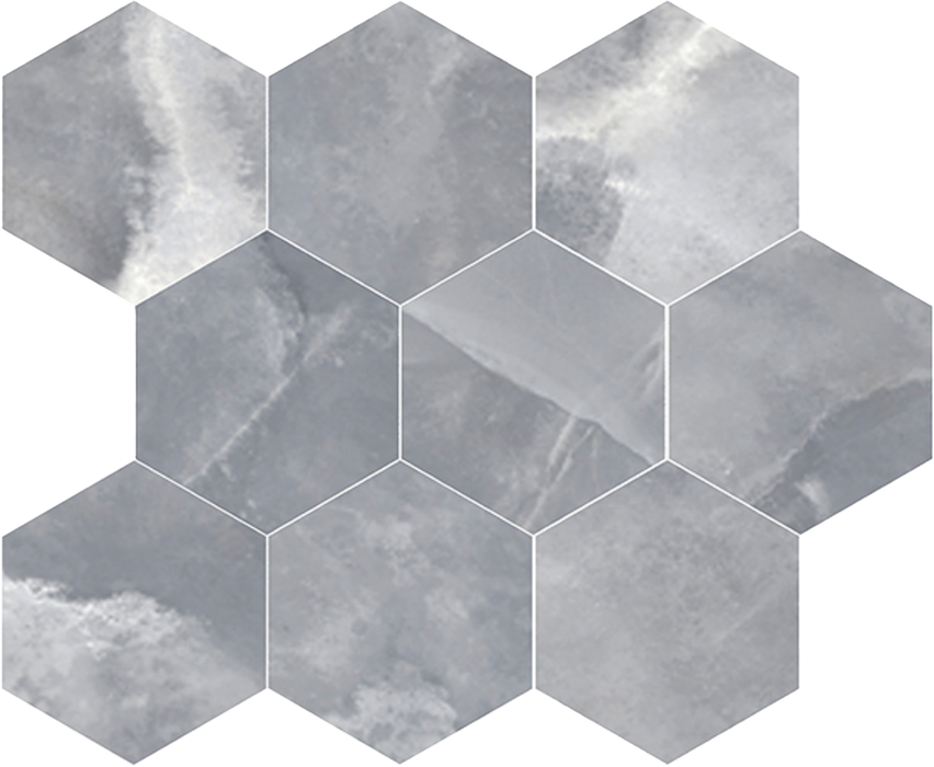 Porcelain Onyx Grey Mosaic Polished 1