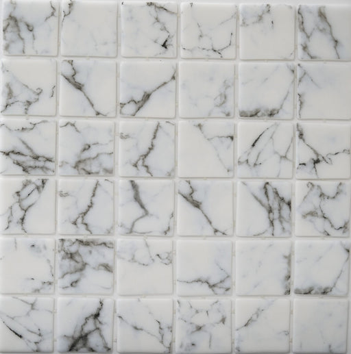 Glass Calacatta Mosaic Polished 1