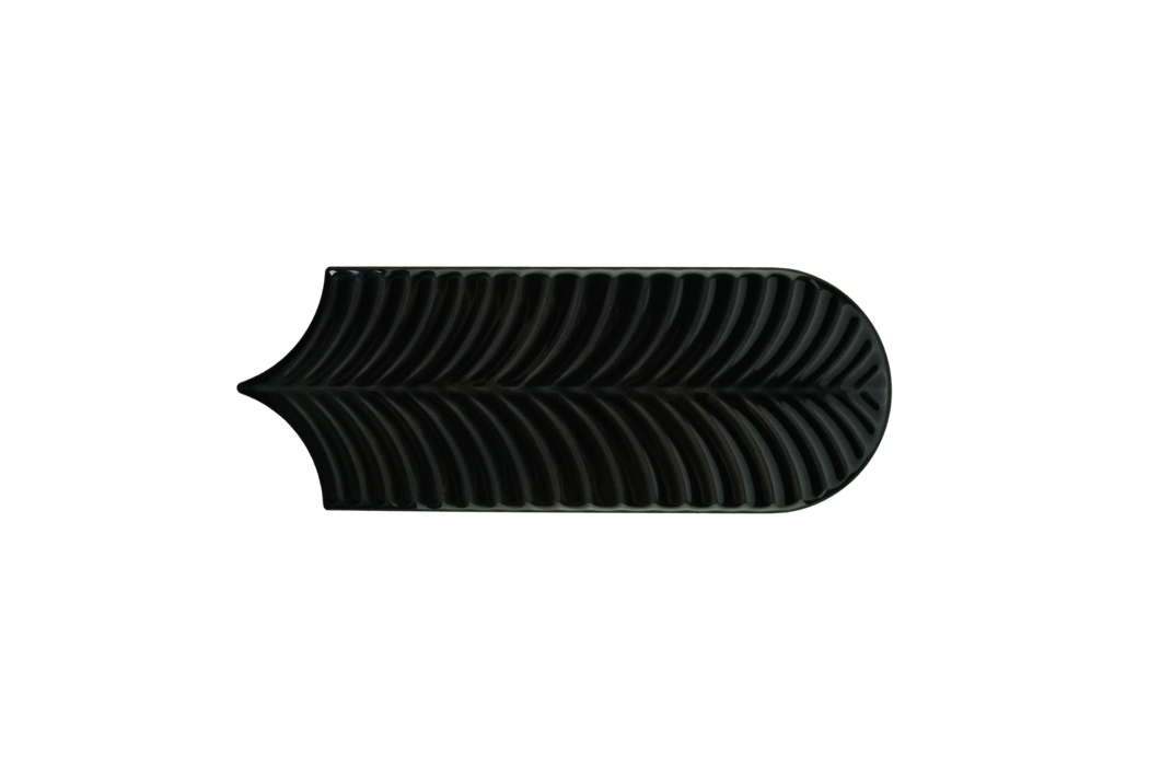 Porcelain Alma Scale Black Tile Polished 1