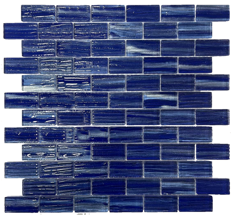 Glass Blue Crush Mosaic Polished 1