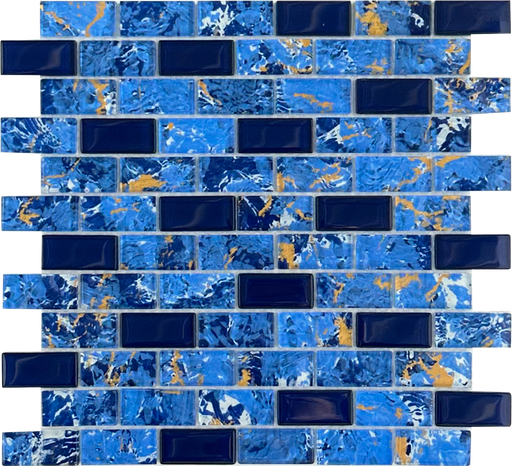 Glass Pirates Gold Mosaic Polished 1