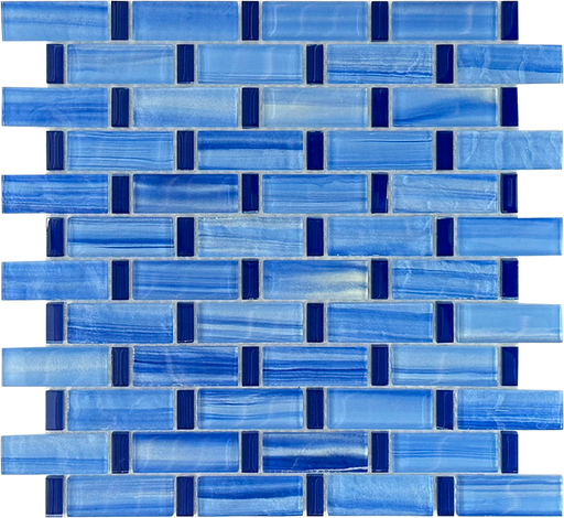 Glass Mermaids Lagoon  Mosaic Polished 1