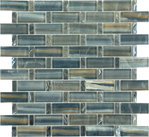 Glass Silver Seas Mosaic Polished 1